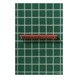 Nobodinoz - Vibes duvar rafı 50x16 cm | Terracotta