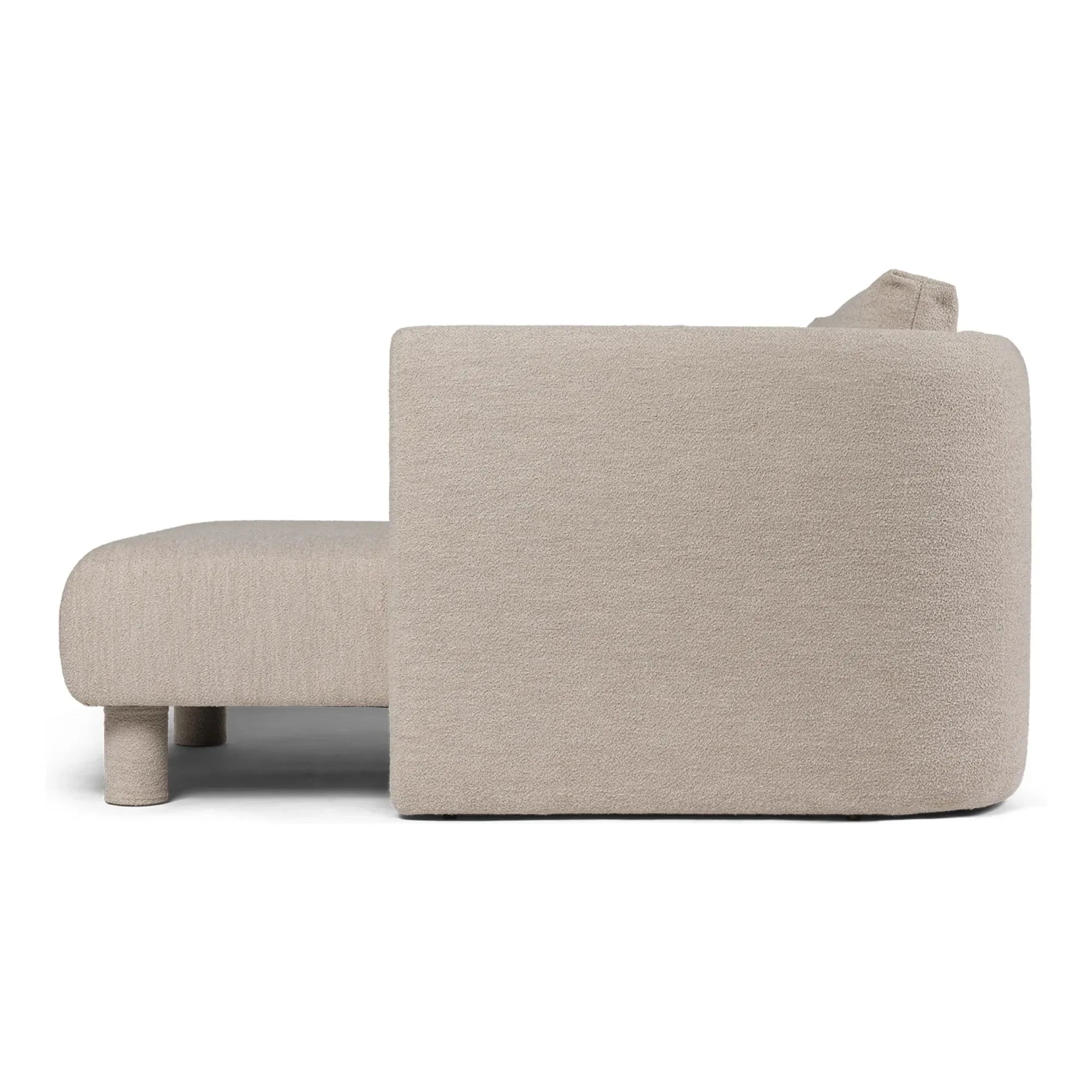 Ferm Living - Sofa Dase bouclé sağ meridyen | Bej