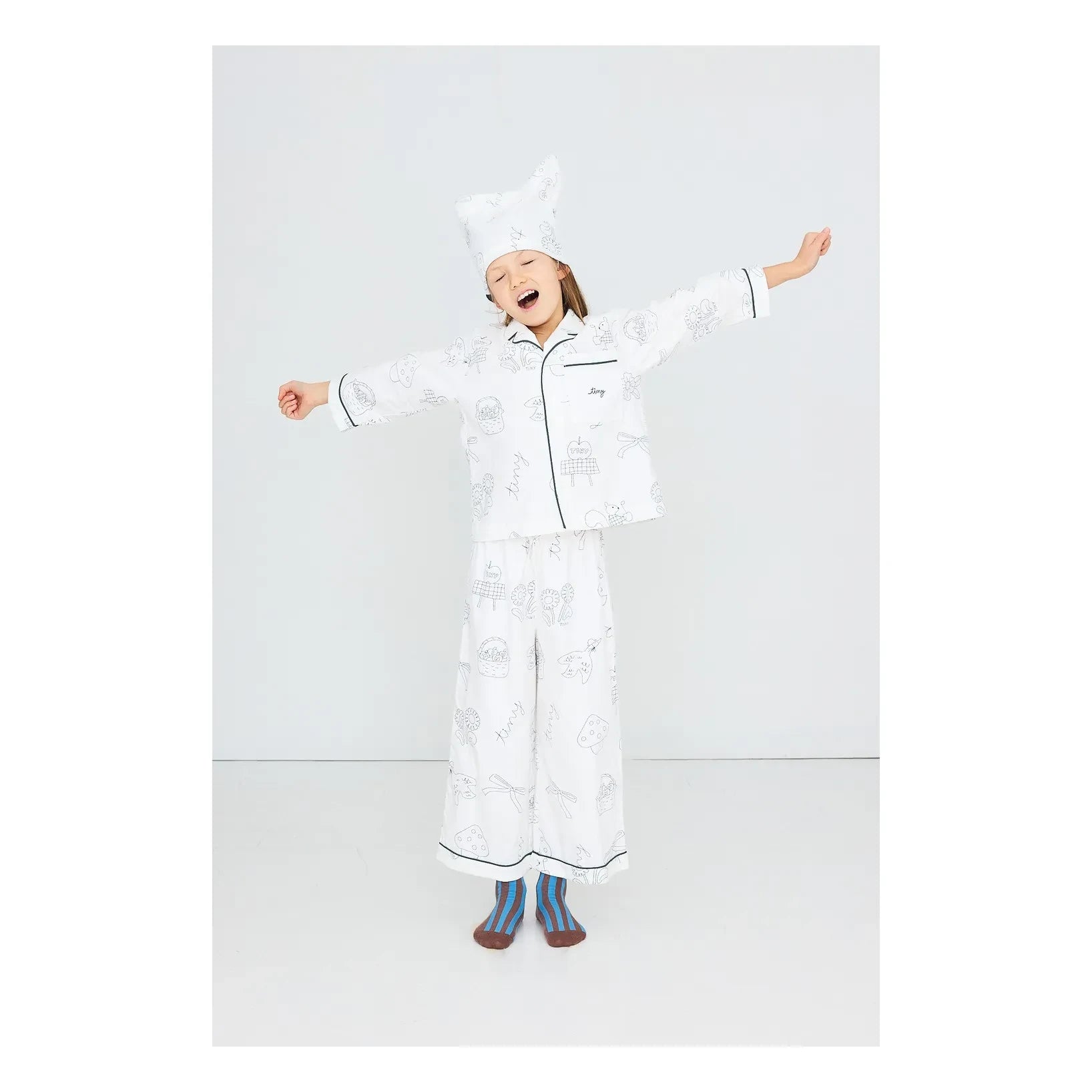 Tinycottons - Apple Pijama | Beyaz