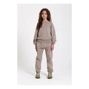 Smallable Kid - Maia organik pamuklu sweatshirt | Gri taupe