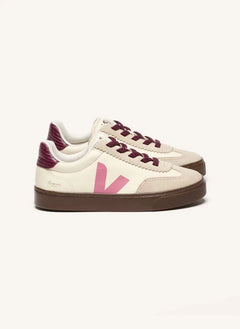 Veja - أحذية رياضية جلدية صغيرة - Veja x Bonpoint | وردي