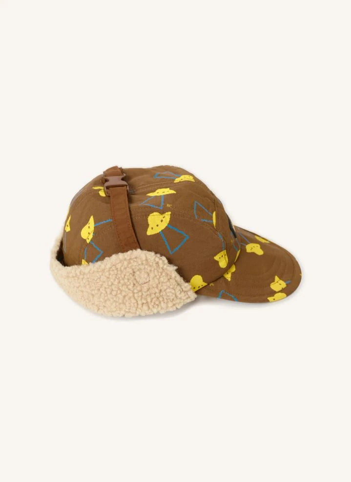 Bobo Choses - Sherpa Cap Soucoupes ألياف معاد تدويرها للرضع | بني