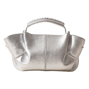 Hereu - Arta Mini Metallic Çanta | Gümüş