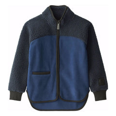 Molo - Ulani Combi Polar Fermuarlı Sweatshirt Geri Dönüştürülmüş Lifler | Mavi