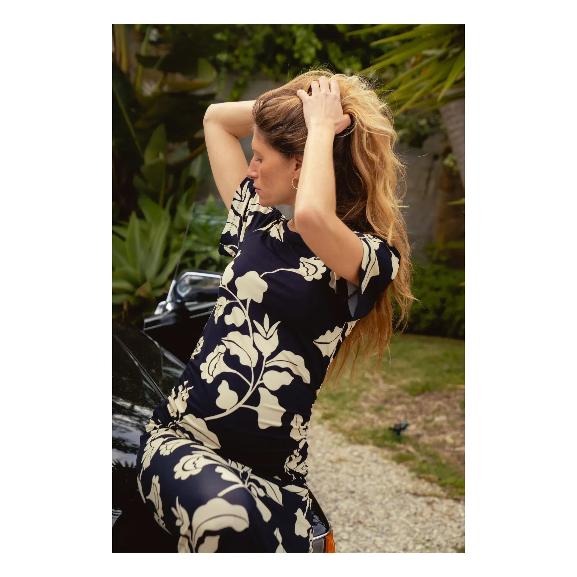 Paloma Collection - Theodora Tokyo Hamile Elbisesi | Siyah