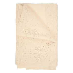 Olsson & Jensen - Brisa palm işlemeli masa örtüsü | Ecru