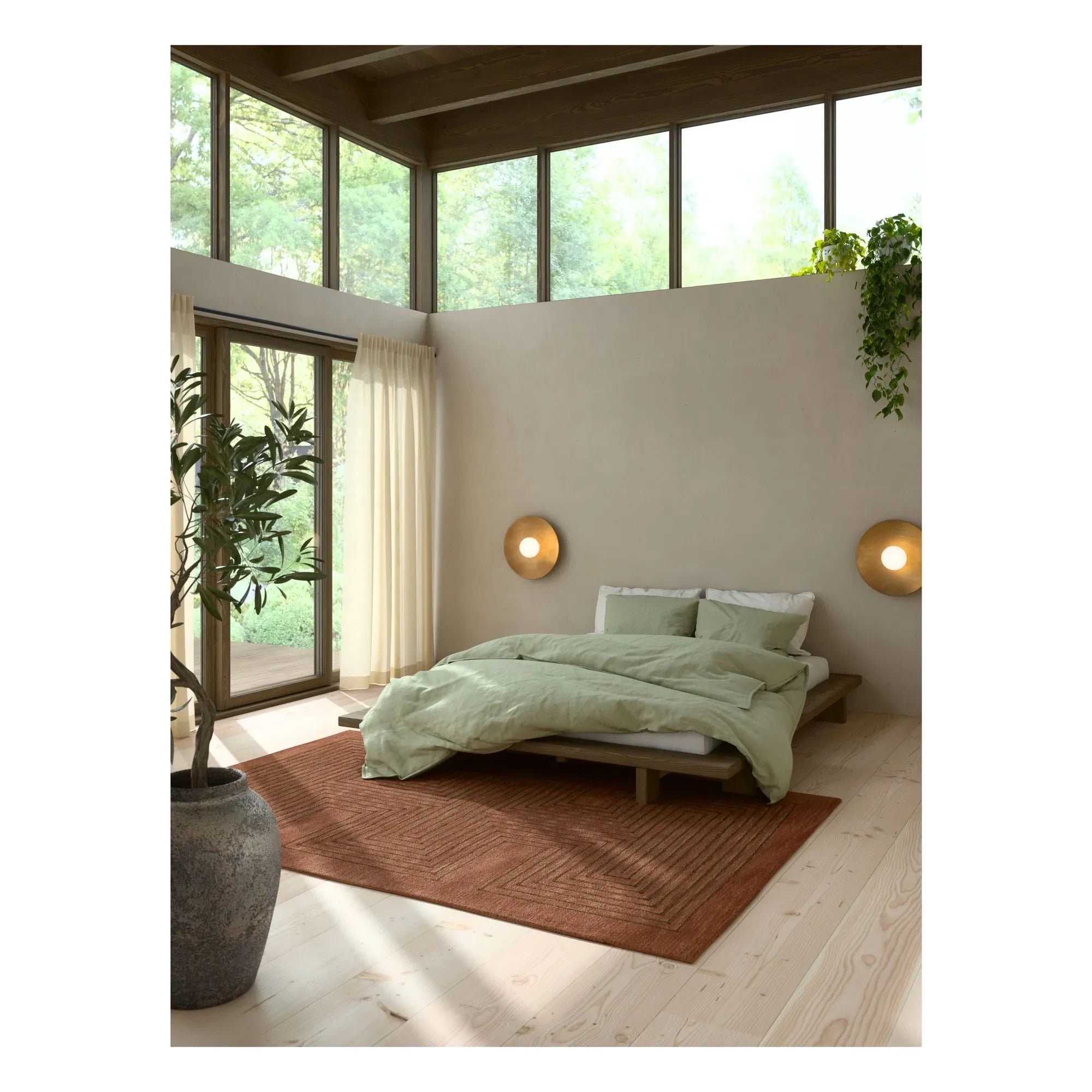 Karup Design - Japon ahşap yatak | Kahverengi