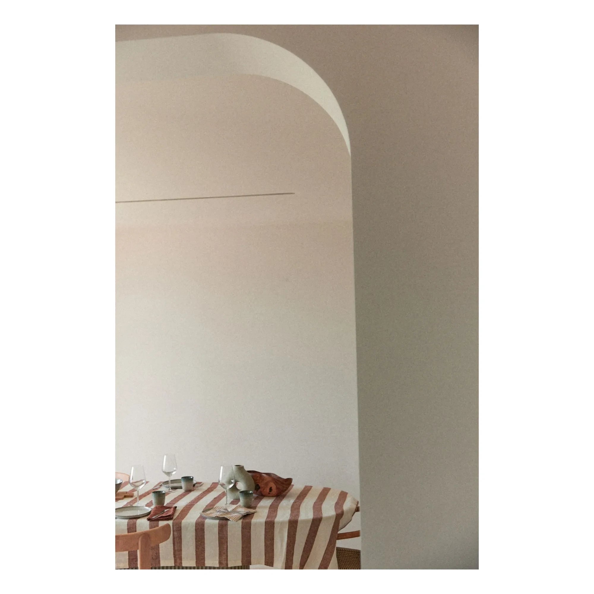 Gabrielle Paris - Bastide keten masa örtüsü | Terracotta