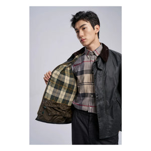 Barbour - Transport Wax Bone Ceket | Siyah