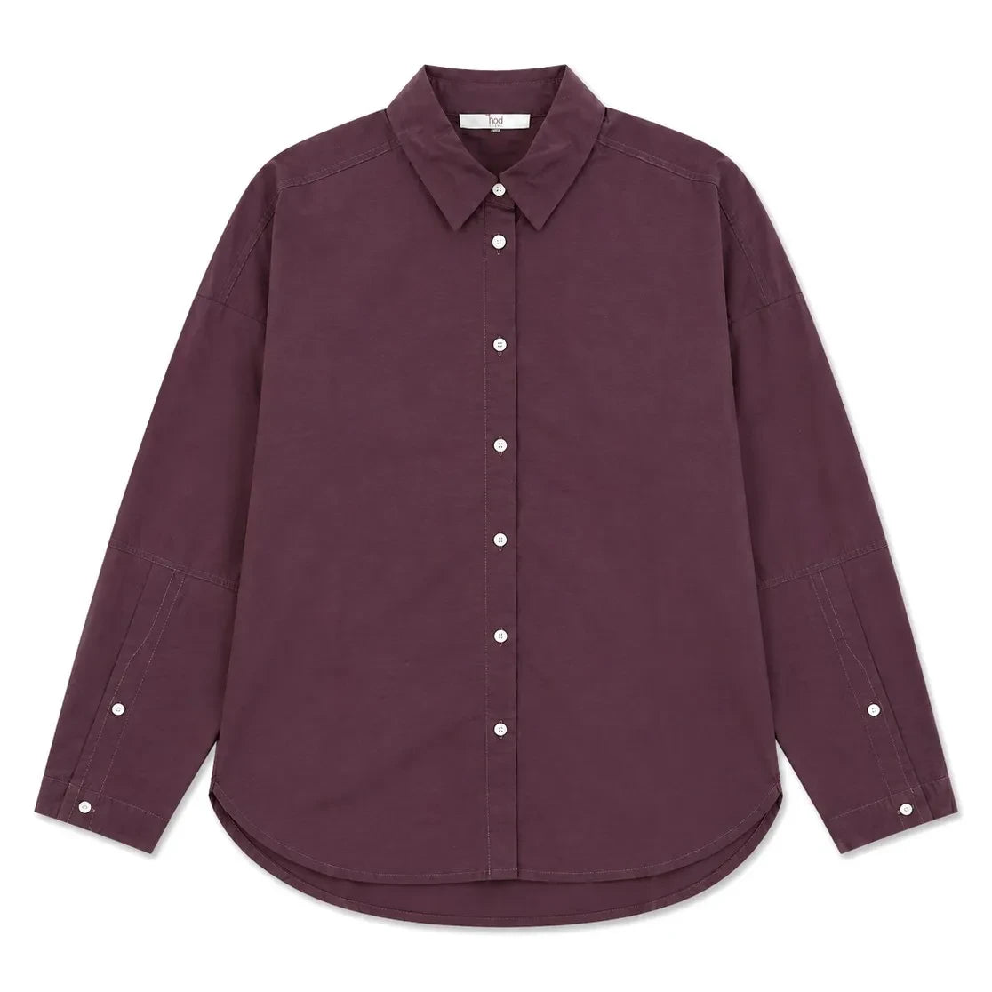 Hod - Ketty Poplin Gömlek | Bordo