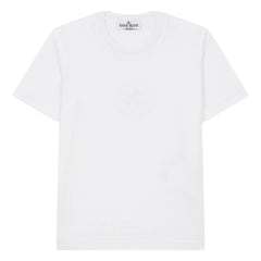 Stone Island - Düz Tişört | Beyaz