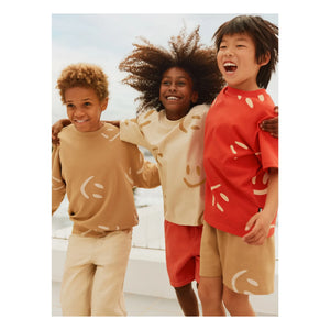 Molo - Monti Smiles organik pamuklu sweatshirt | Bej