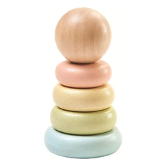 Plan Toys - Pastel İstifleme Halkaları