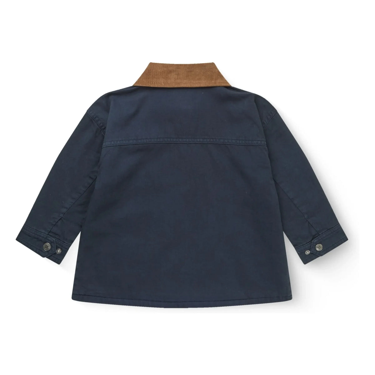 Copenhagen Colors - Kadife Twill Organik Pamuk Yakalı Ceket | Lacivert