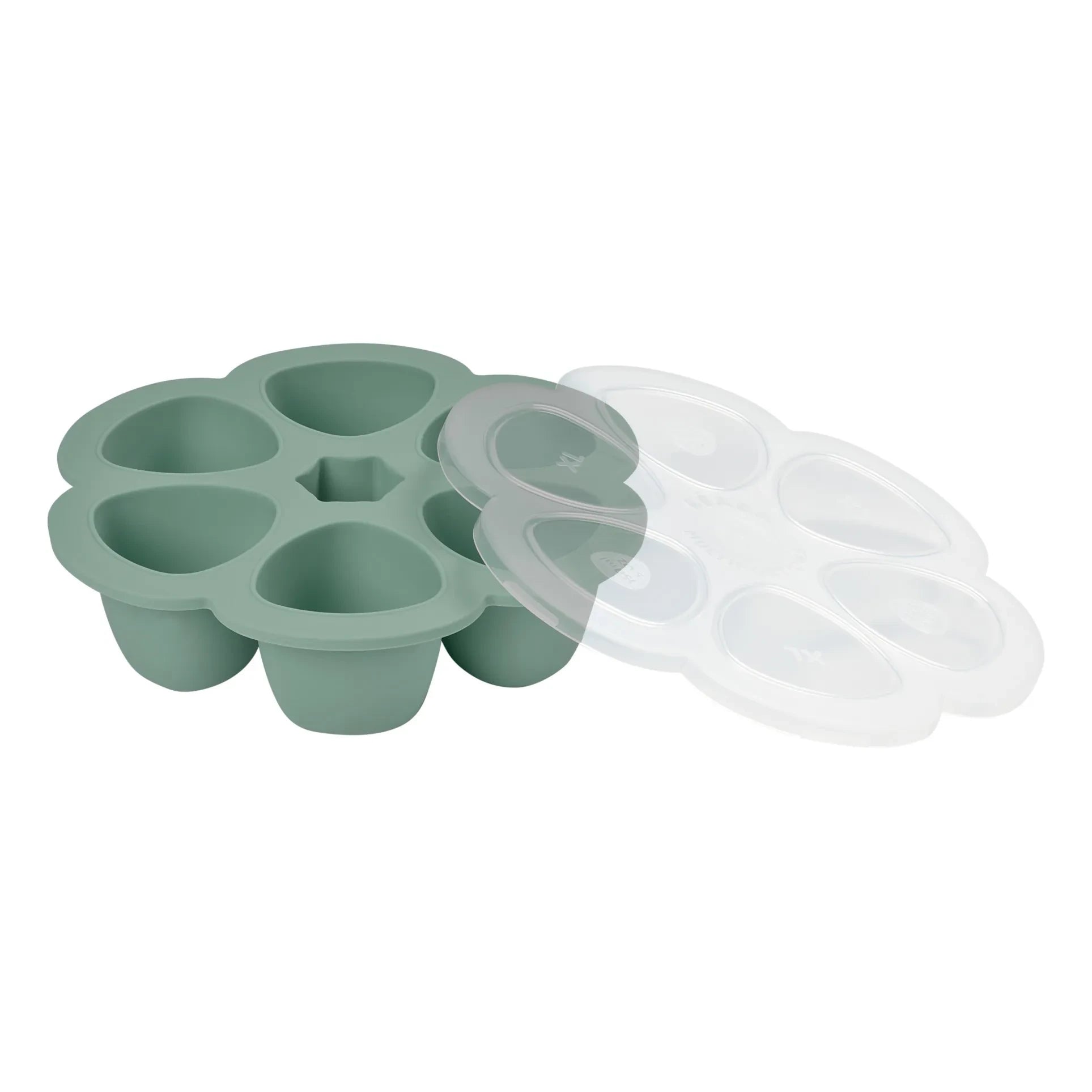 Béaba - Silikon Çok Bölmeli Kalıp - 6 x 150 ml | Sage