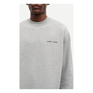 Samsoe Samsoe - Bisiklet yaka sweatshirt Norsbro 11727 | Gri