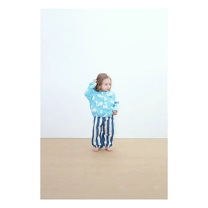 Tinycottons - Organik Pamuklu Kuğu Ceket | Açık mavi