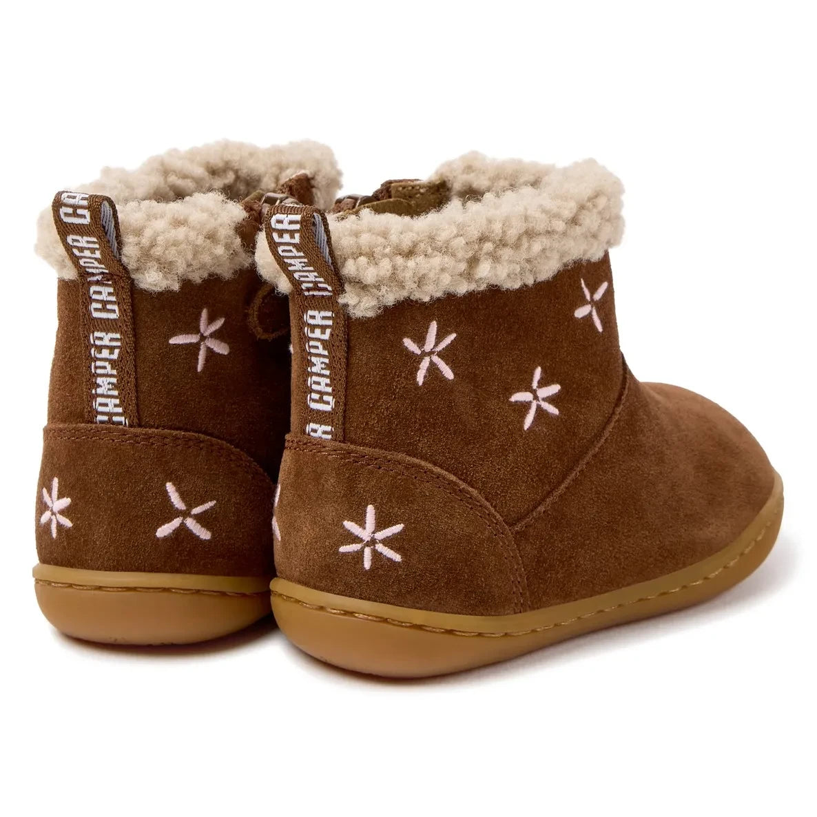 Camper - Little Flower United بوتات مبطنة | بني