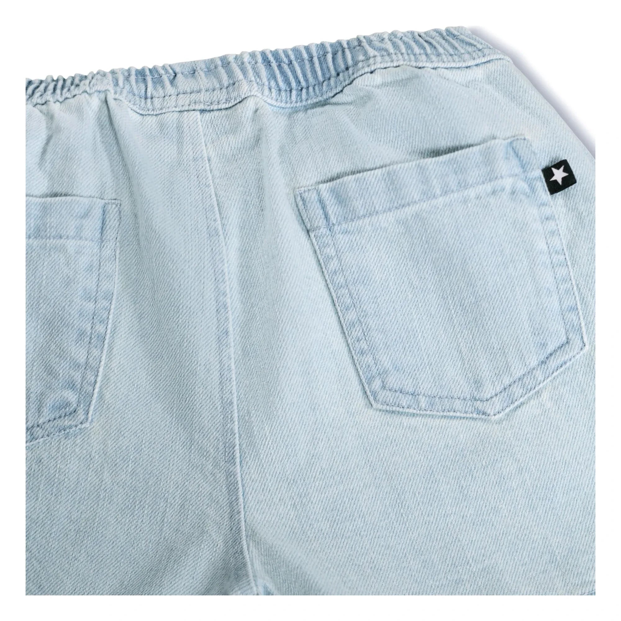 Molo - Denim Shine Organik Pamuk Şort | Açık Mavi