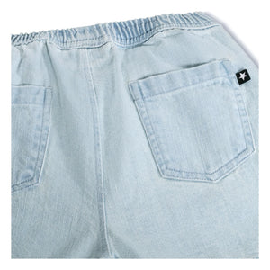 Molo - Denim Shine Organik Pamuk Şort | Açık Mavi
