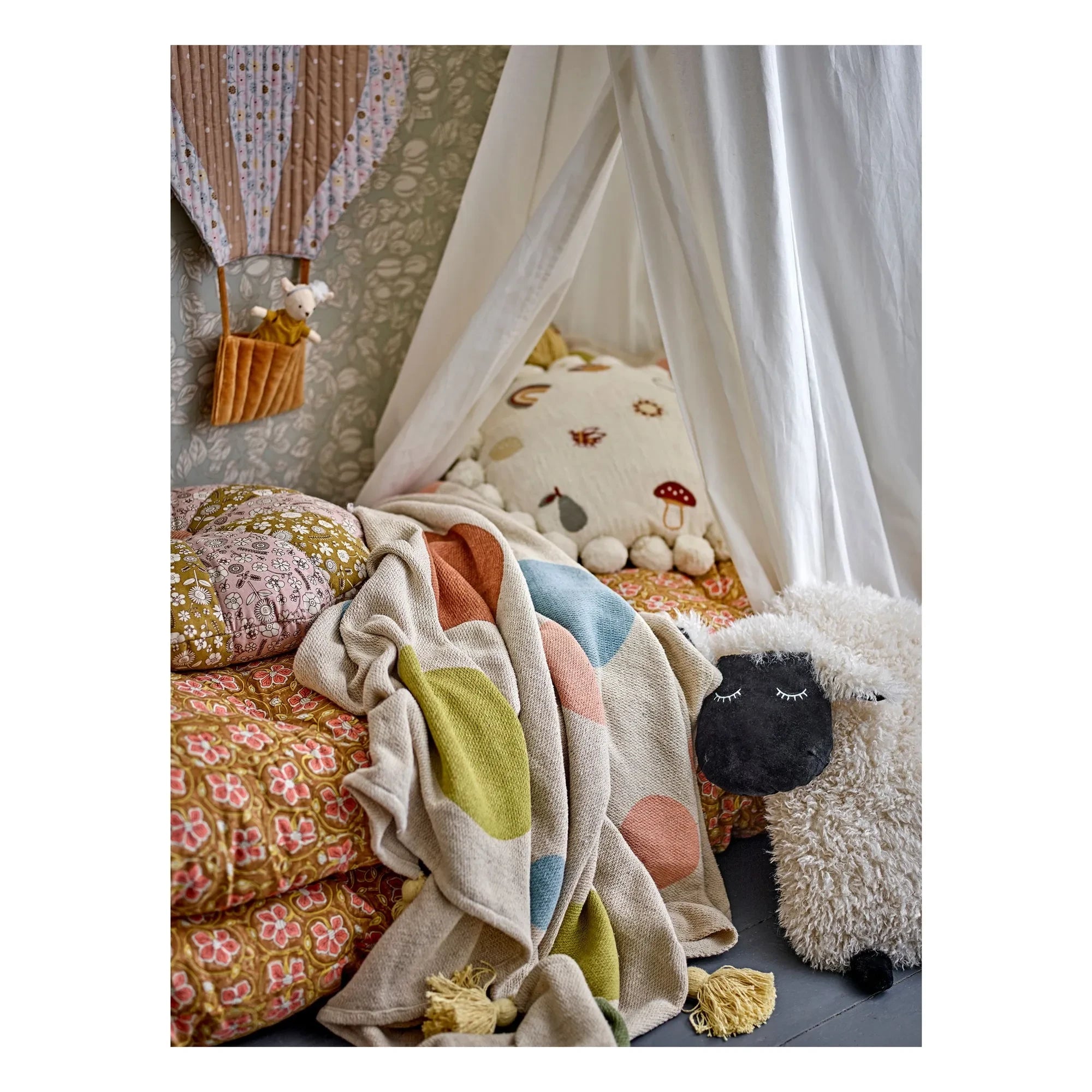 Bloomingville Mini - Agnes yastık | Bej
