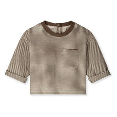 Gray Label - Organik pamuklu T-shirt | Haki kahverengi