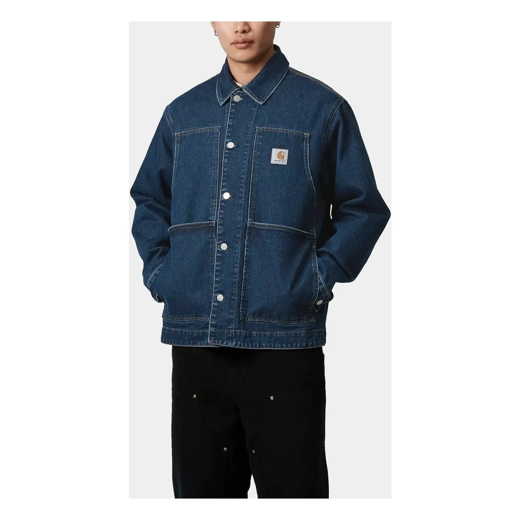 Carhartt WIP - OG Çift Ön Denim Organik Pamuk Ceket | Mavi