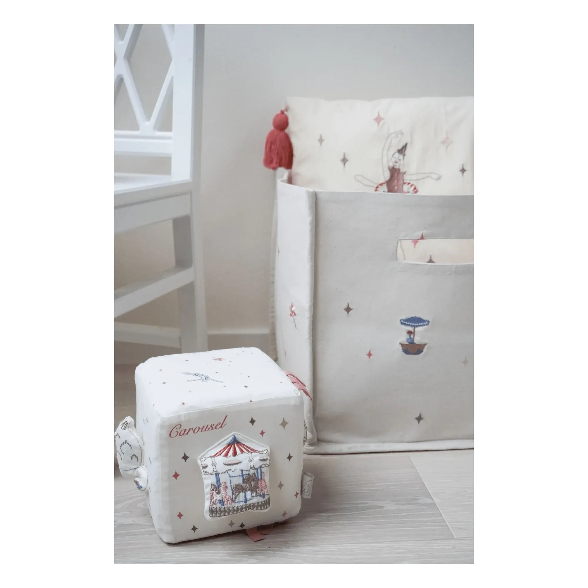 Cam Cam - Depolama sepeti Carrousel | Bej