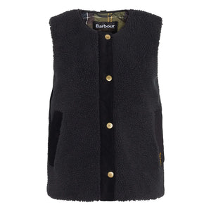Barbour - Dulsie Shearling Kolsuz Ceket | Siyah