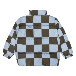 The Campamento - Damier şişme mont | Açık mavi