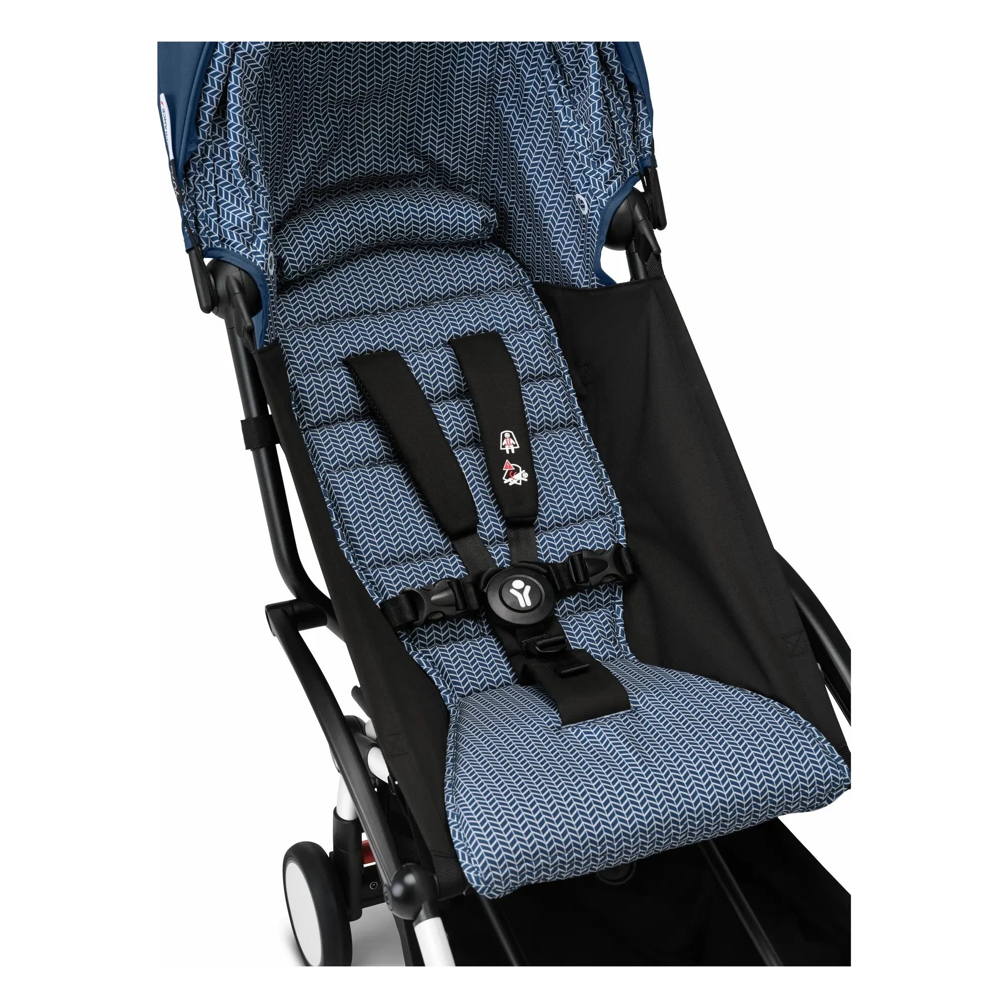 Stokke® - YOYO³ 6+ Bebek Arabası Beyaz çerçeve | Air France Mavisi