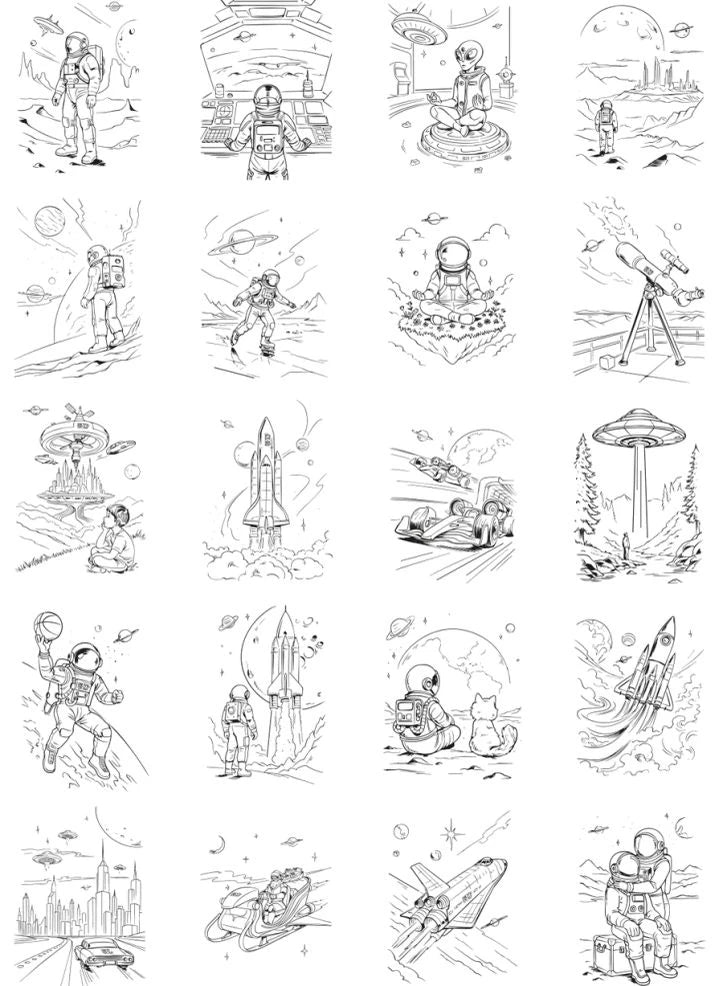 Kidywolf - K-Draw Pad için Dolum - Galaksi