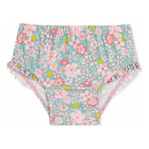 Petit Bateau - Çiçek Desenli Bikini Altı | Turkuaz