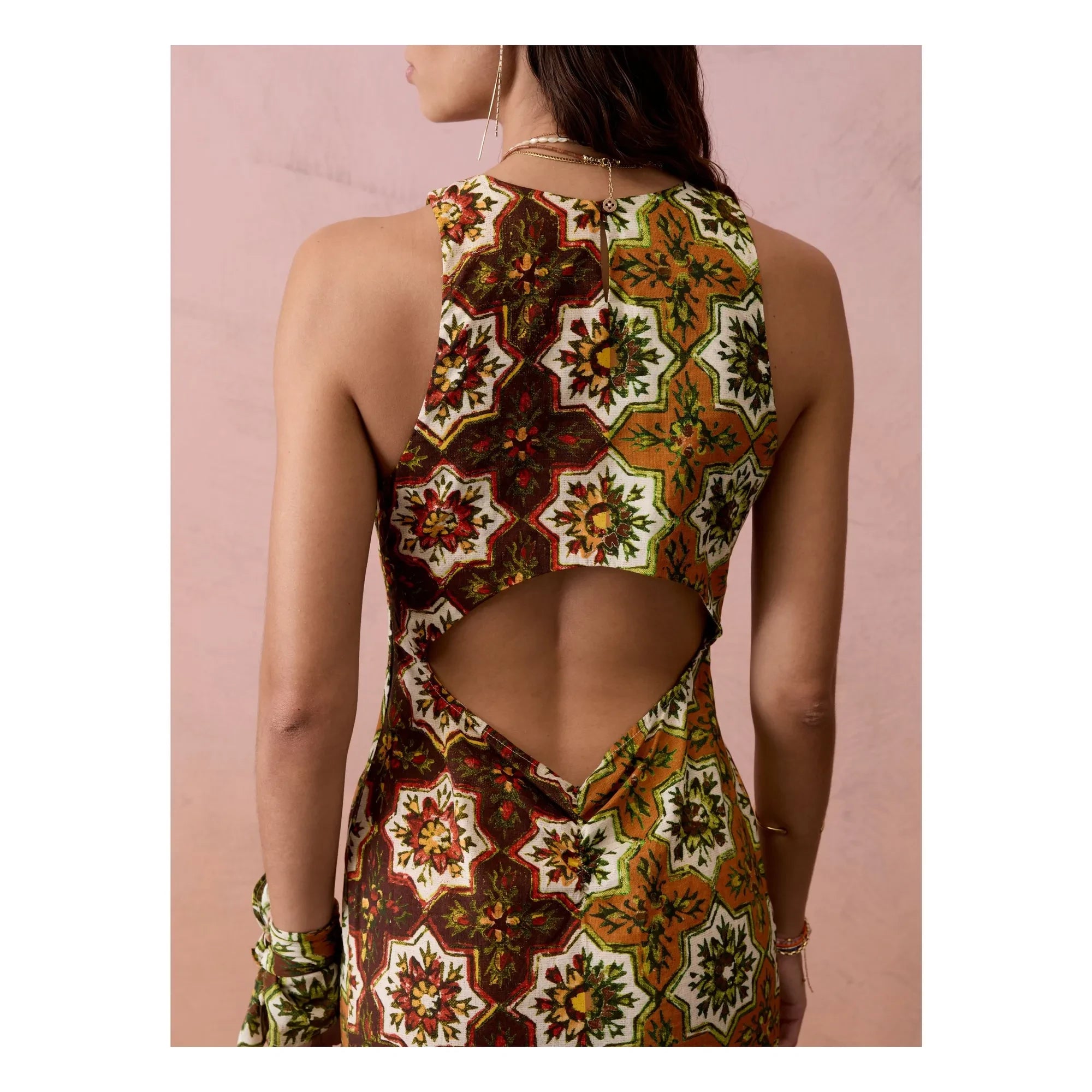 Boteh - Alhambra elbise | Oker