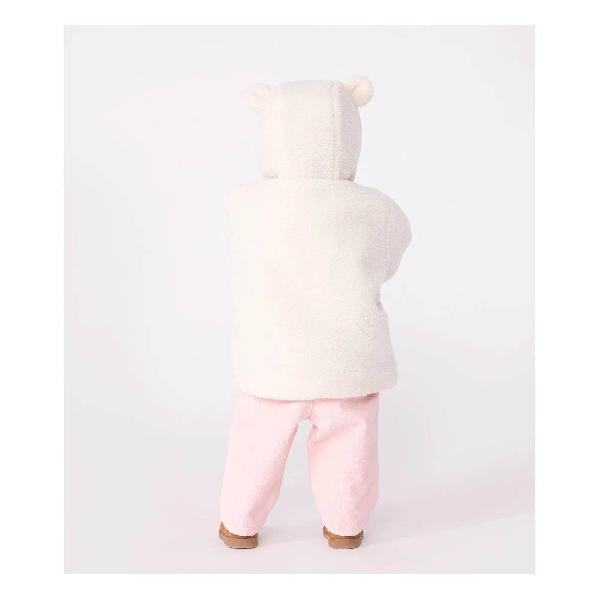 Petit Bateau - Sherpa Kulaklı Küpe | Ecru