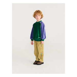 Bobo Choses - Renk Bloklu Terry Sweat | Yeşil
