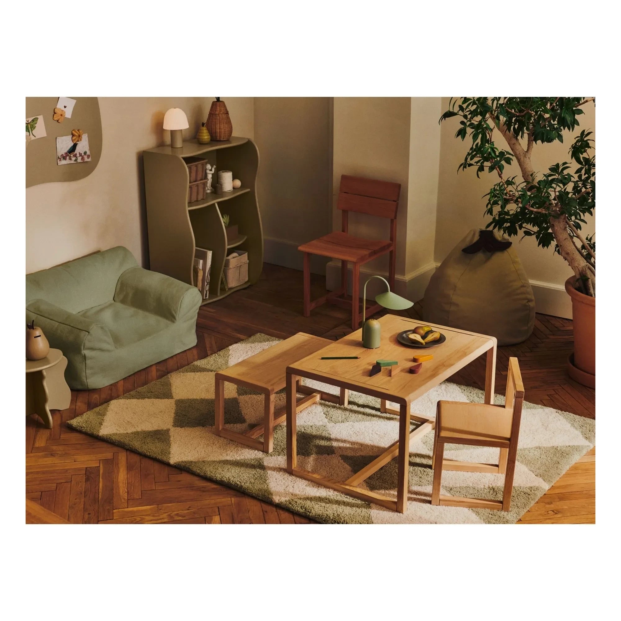 Ferm Living Kids - Tilt halı | Yeşil