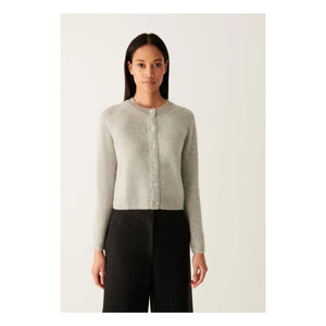 Bompard - Raglan Kaşmir Hırka | Gümüş gri