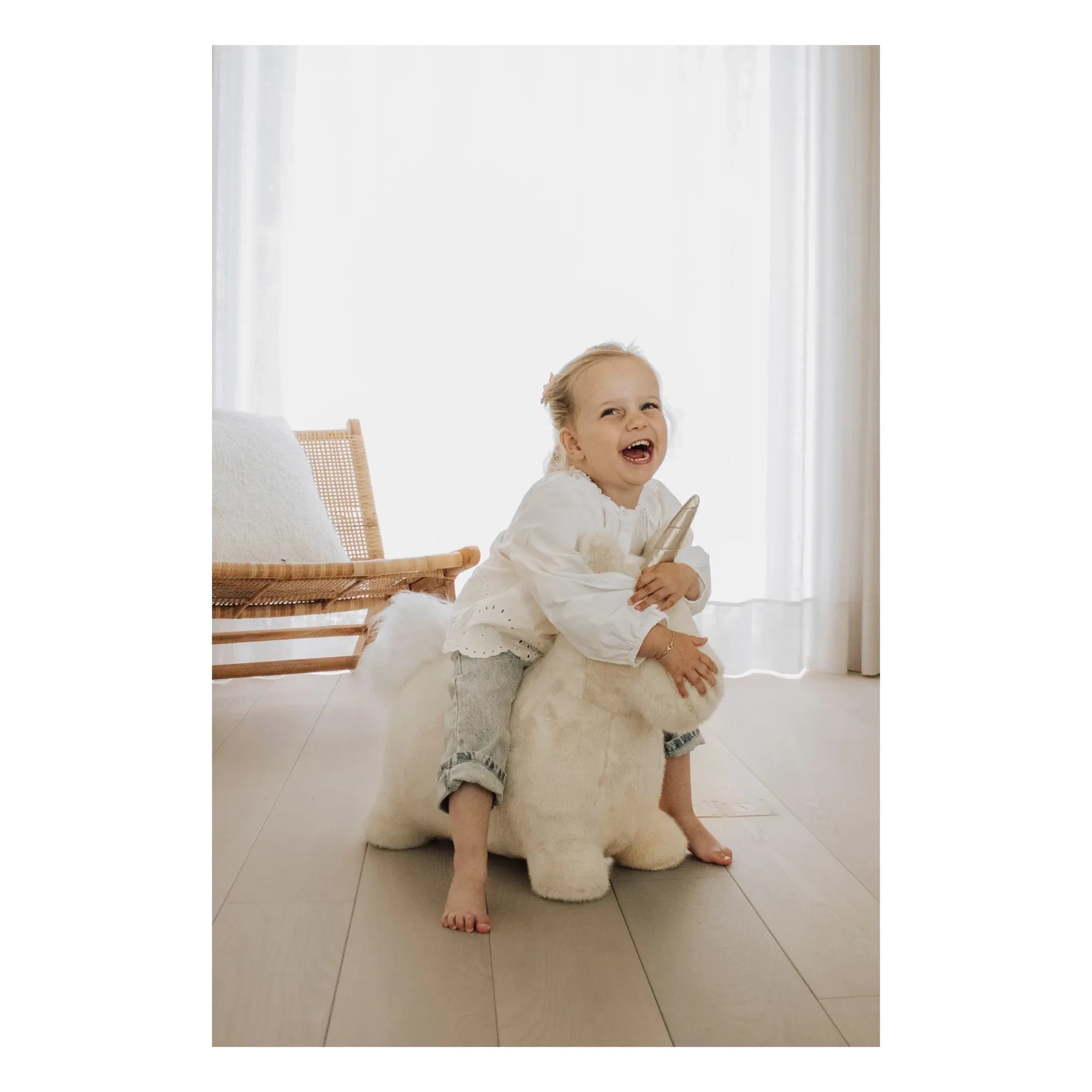 Wild & Soft - Sıçrayan tek boynuzlu at | Krem