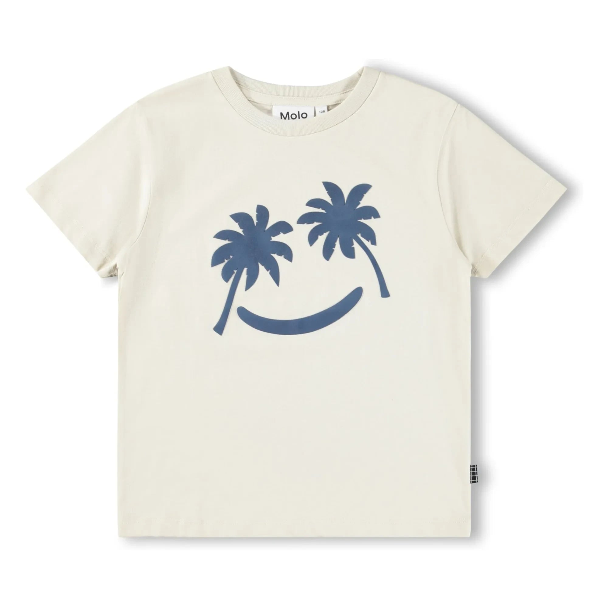Molo - Rame Palm Smile Tişört | Ecru