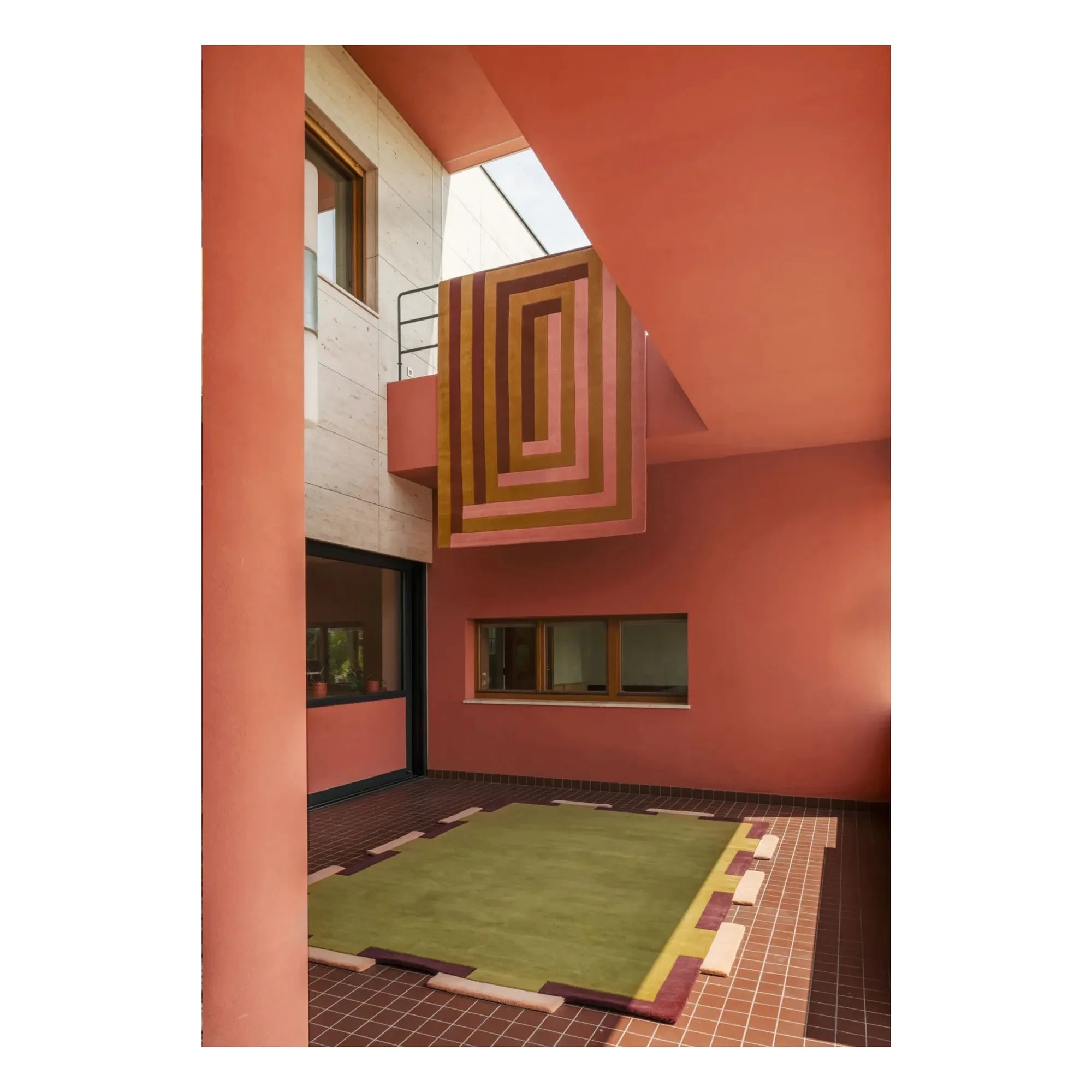 Layered - Yün halı Fregio, Tekla Evelina Severin | Zeytin