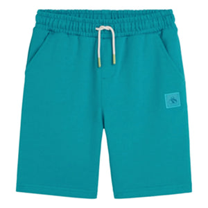 Scotch & Soda - Organik Pamuk Logo Rozetli Jogger Şort | Lagoon Blue