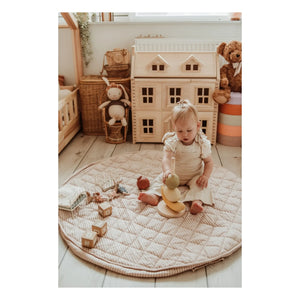 Play and Go - Noomad yürümeye başlayan çocuk çantası / mat - Çizgiler | Hardal