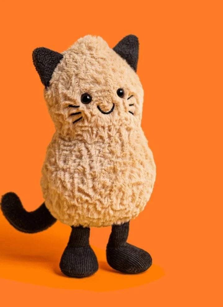 Jellycat - Amuseables Fıstık ‘قطة’ محشوة