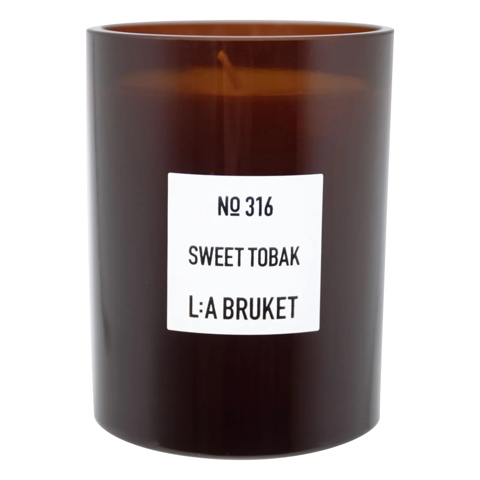 L:A BRUKET - Sweet Tobak kokulu mum - 260 g | Renksiz