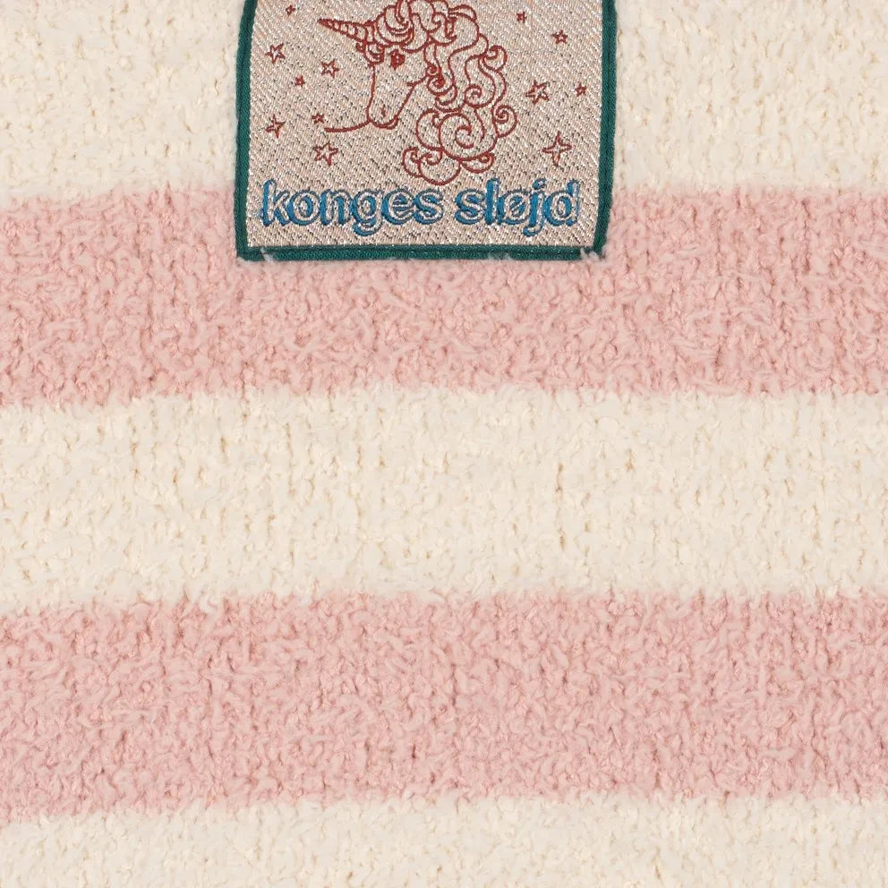Konges Sløjd - Softy Çizgili Peluş Kazak | Pembe