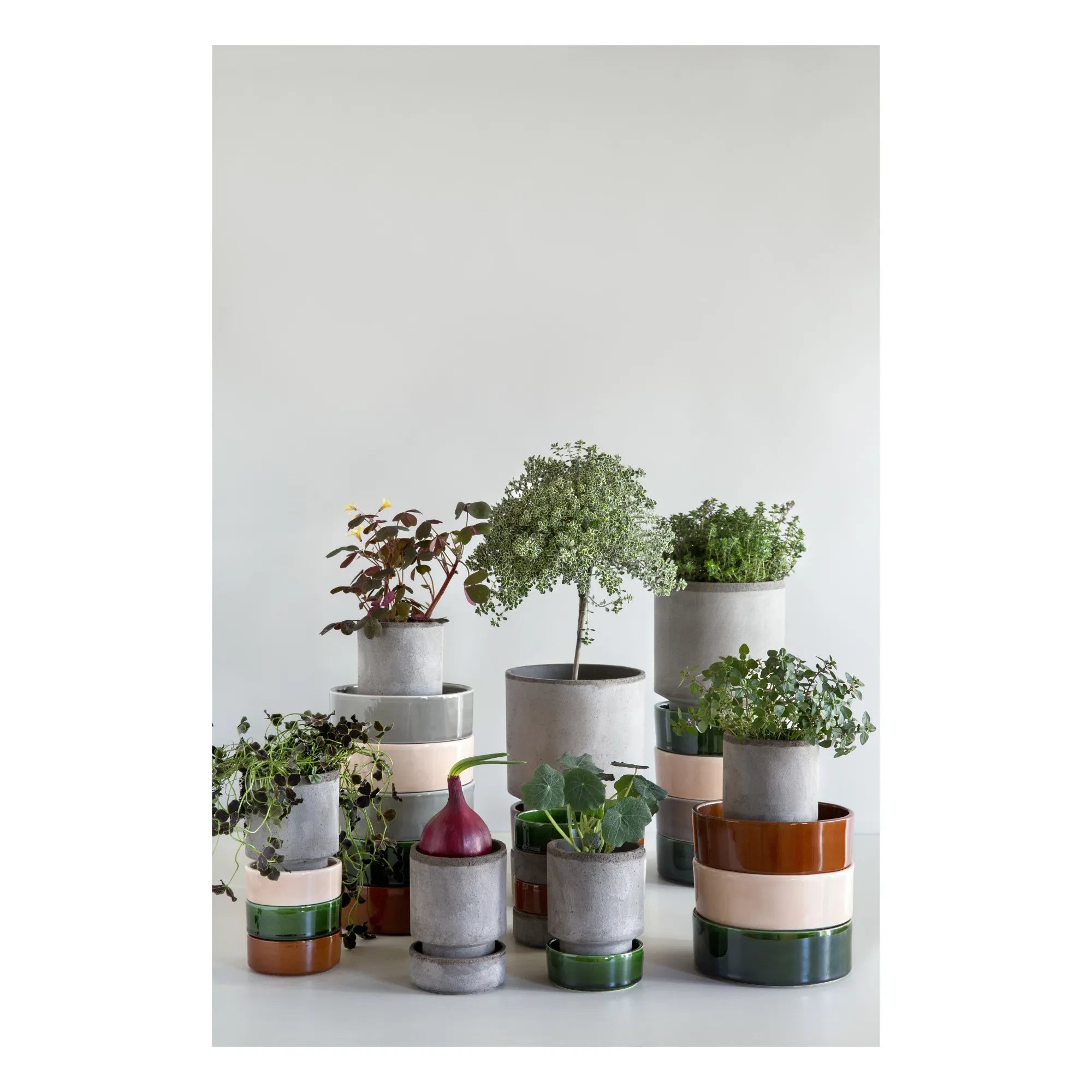 Bergs Potter - Hoff Saksı | Gri