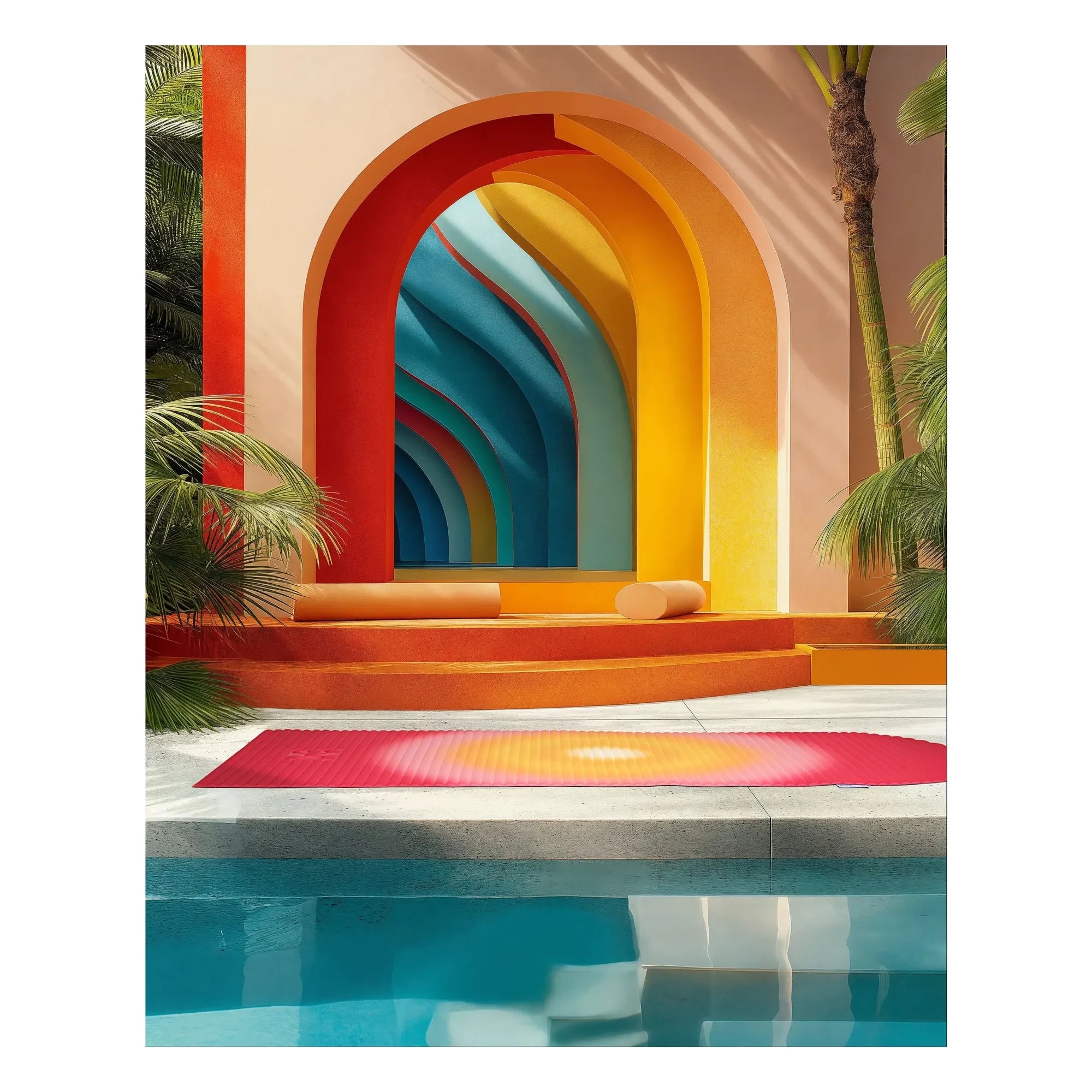 Hercule Studio - Archy Uchronia Yaz egzersiz matı | Rouge Brun