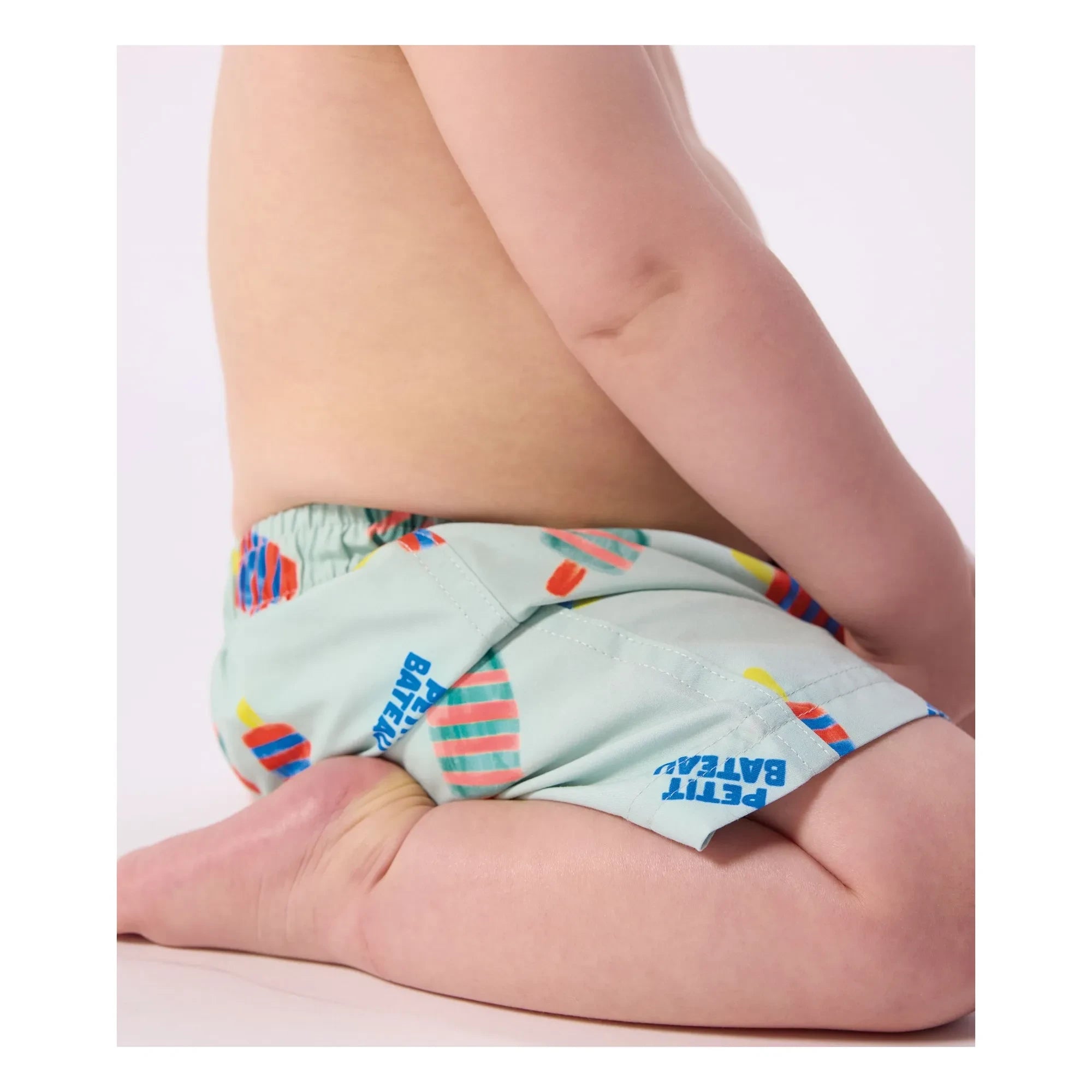 Petit Bateau - Glaces Geri Dönüştürülmüş Elyaf Bebek Mayo Şortu | Turkuaz