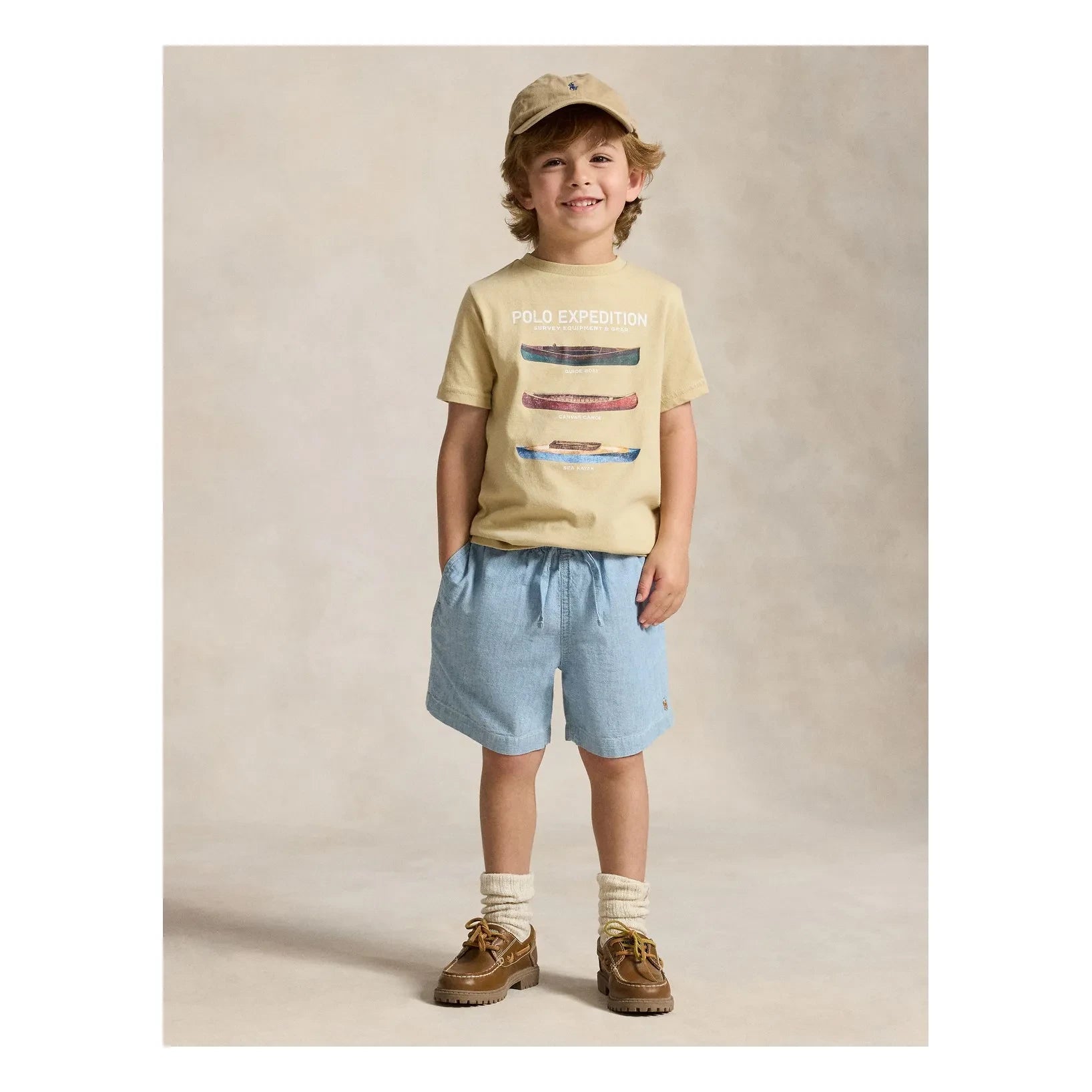 Ralph Lauren - Expedition Polo Tişört | Bej